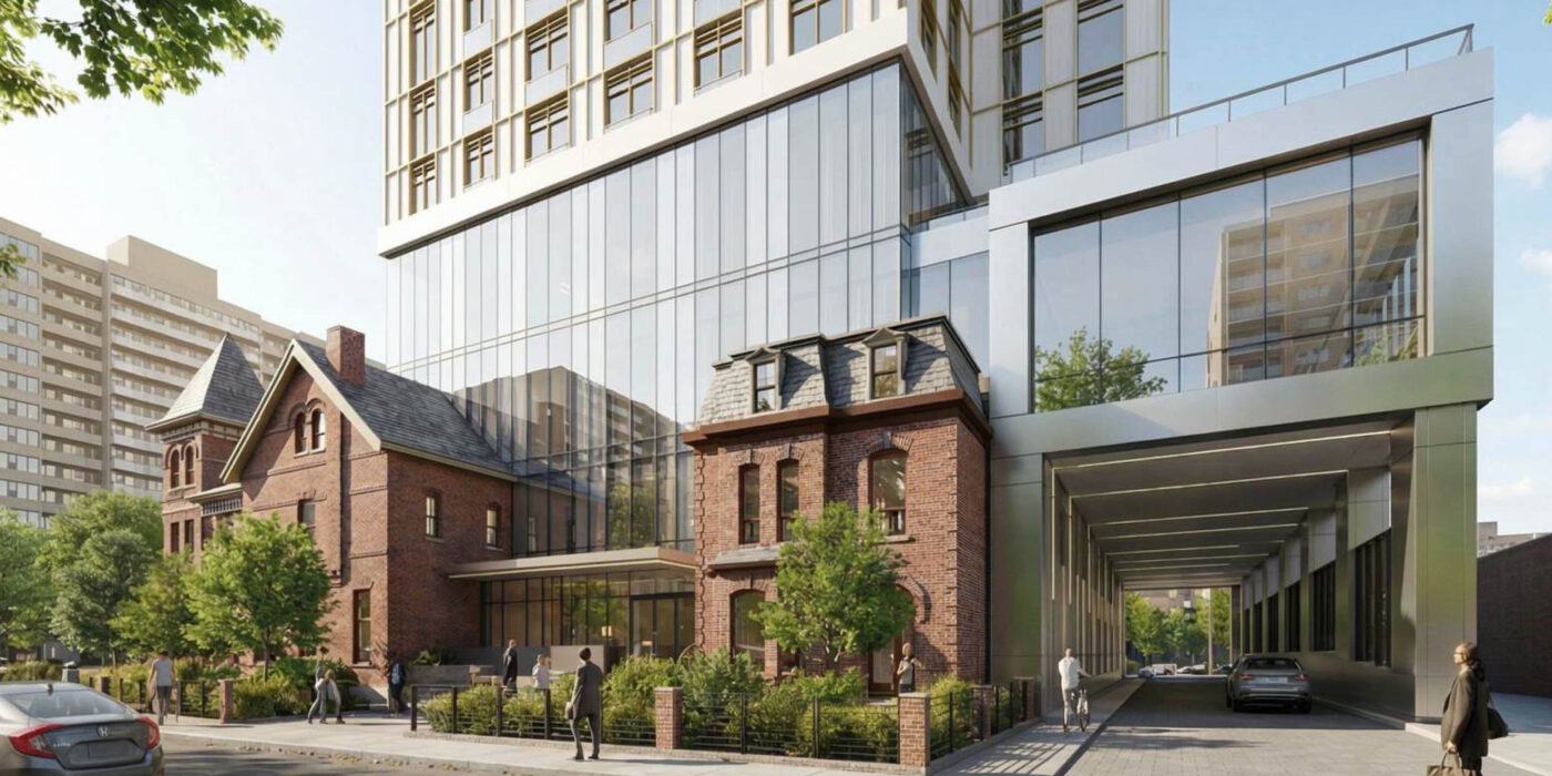 Exterior building rendering